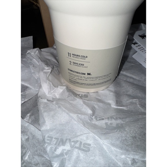 Stanley Cream Co40 oz Stainless Steel Quencher Pro Tour Tumbler- New With Tags - Picture 5 of 7